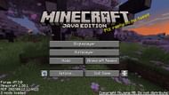 The title screen of an Optifine modded installation (Image via Mojang)